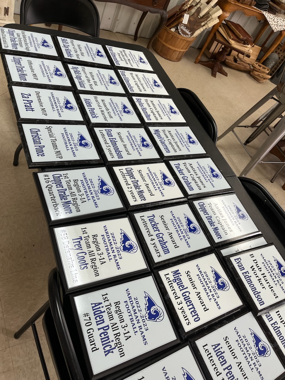 Brass nameplate plaque for office door professional identification